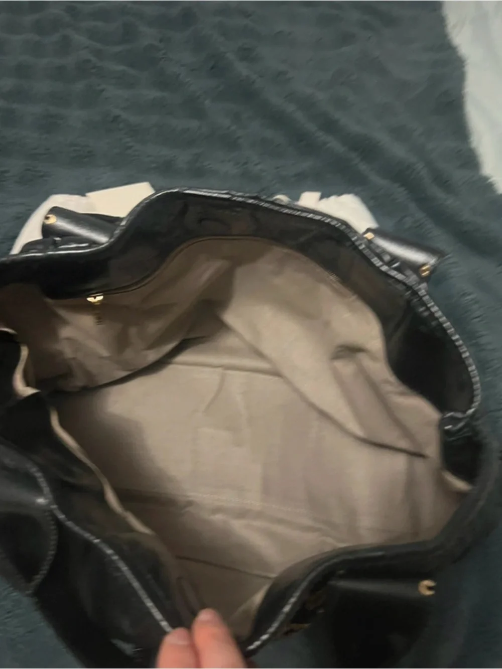 Vintage Marc Jacobs “Irina” Large Tote Bag In Black With Dust Bag